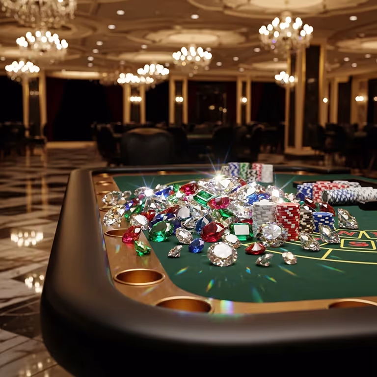 Rainbet Casino featuring a roulette wheel surrounded by coins and a glowing light.