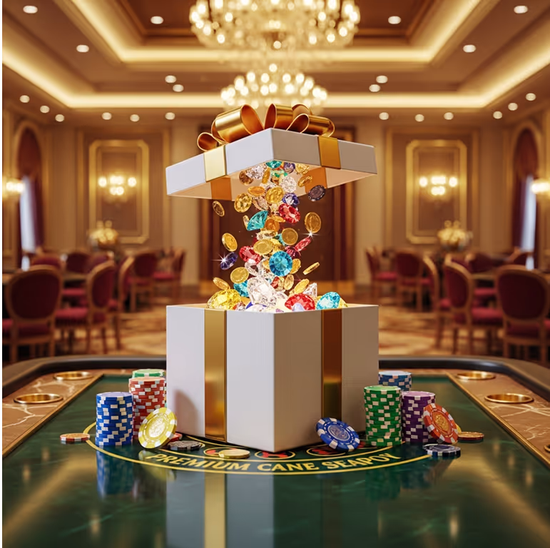 Rainbet Casino roulette wheel surrounded by gold coins.